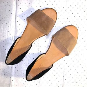 Women’s J Crew Black & Tan Sandals Size 9